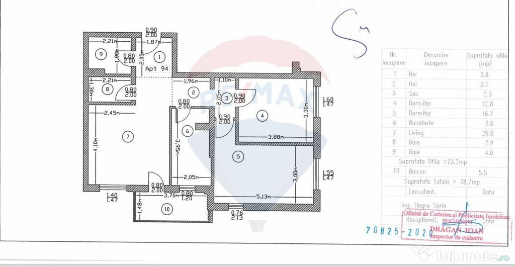 Apartament cu 3 camere de vânzare în zona Prelungirea G...