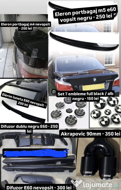 Piese / accesorii tuning BMW E60 / E61 2003-2010