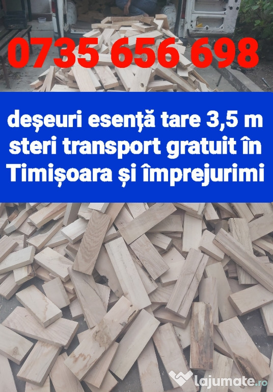 Vând lemne de foc esență tare fag 3,5 metri steri 1.400 RON