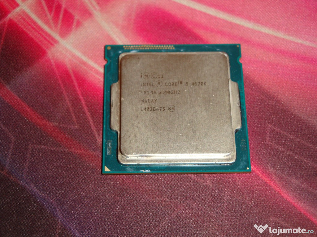 Procesor intel core i5 4670k 3.8 Ghz haswell socket 1150 + cooler nou