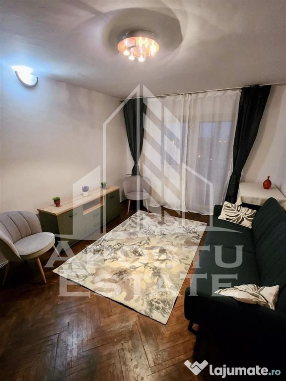 Apartament 2 camere, semidecomandat, zona Olimpia