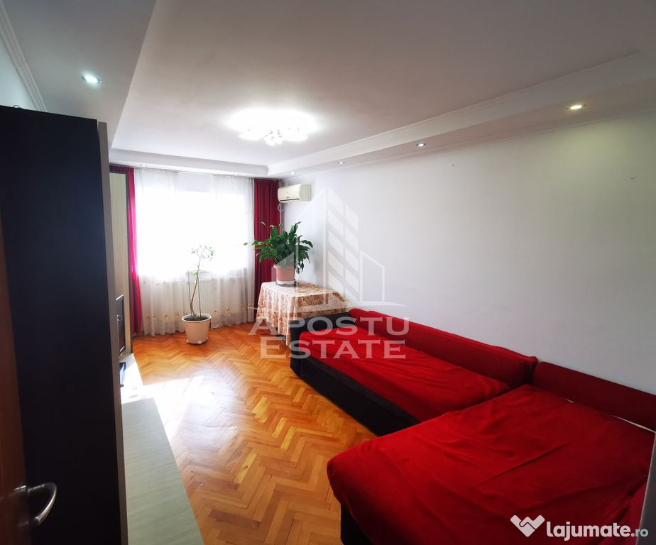 Apartament cu 2 camere, centrala proprie, zona Aradului