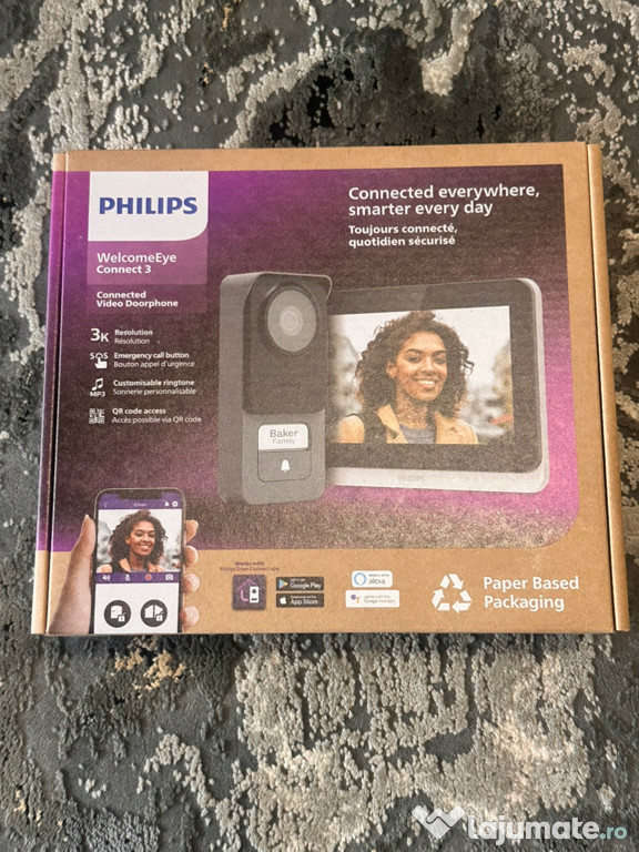 Kit video interfon Philips WelcomeEye Connect 3