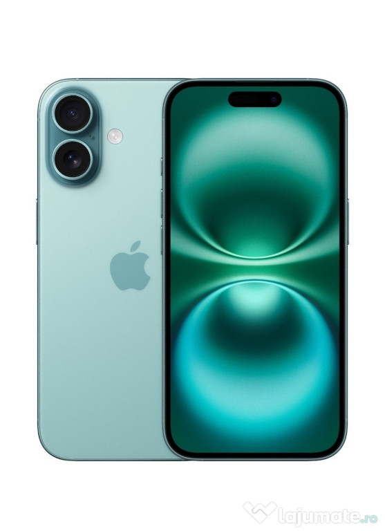 IPhone 16, 128GB, 5G, Teal, sigilat, factura si garantie