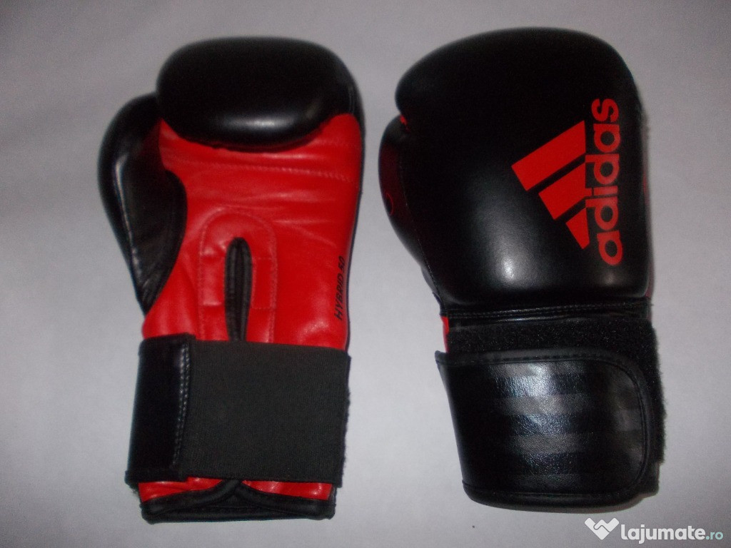 Manusi Adidas originale noi de box din PIELE,puteti vedea 7 POZE REALE