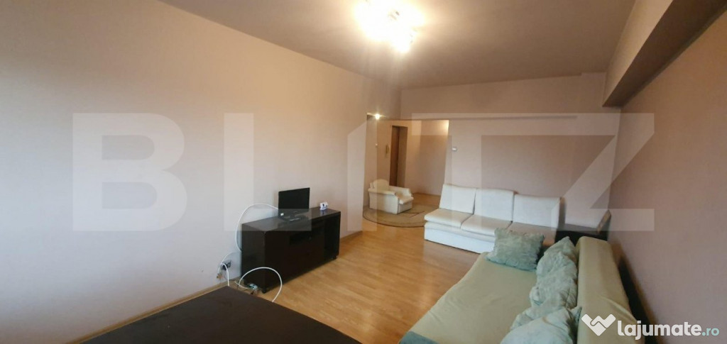 Apartament de 2 camere, 65 mp, AC, centrala termica, zona Pa