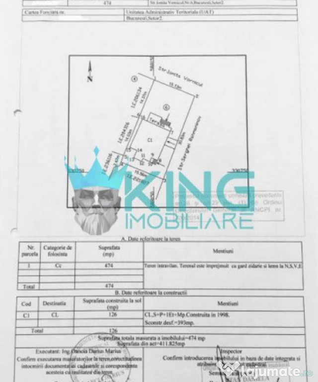 Teren 474mp | Deschidere 15/31ml |Zona M3 |POT=60%, CUT=2.5|