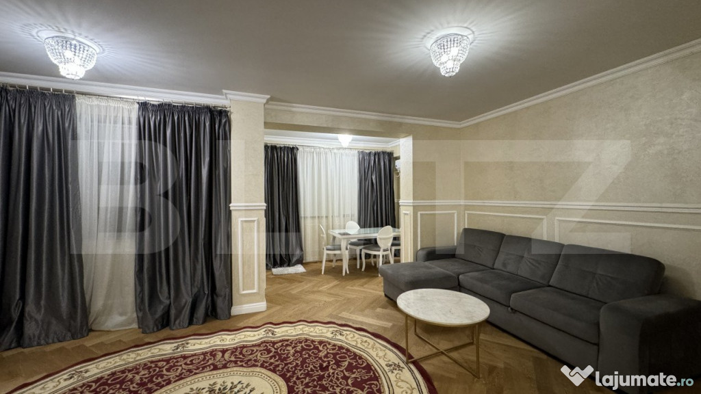 Apartament de 4 camere pe 2 niveluri, curte, 2 locuri de par