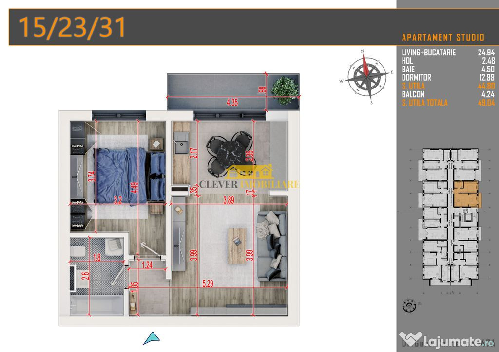 Apartament Ideal Investitie 2 camere Th. Pallady Sector 3