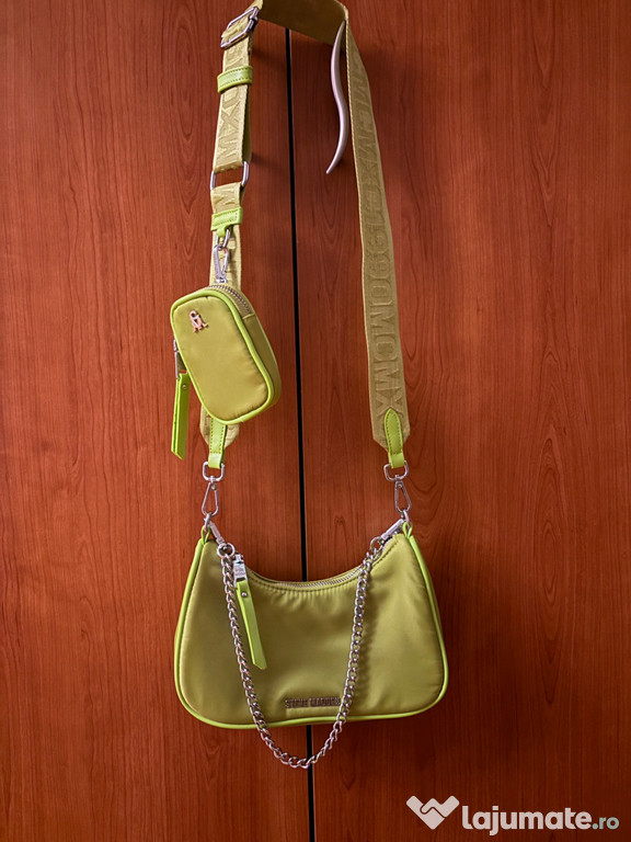 Geanta Steve Madden crossbody culoare lime