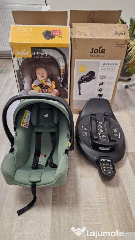 Scoica auto Joie I-SNUG 2 + Baza Joie ENCORE Isofix