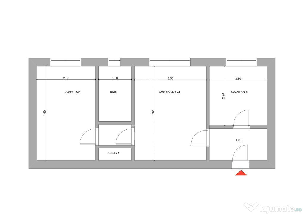 Apartament pretabil pentru birouri | Zona Cedonia, Sibiu