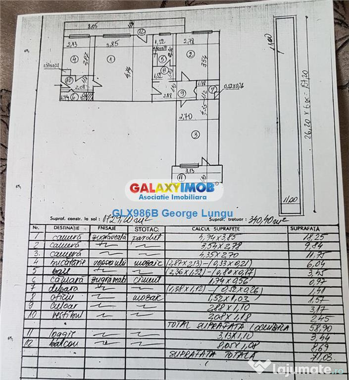 Apartament 3 camere Drumul Taberei zona Favorit