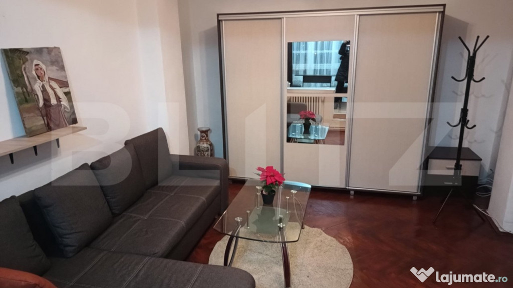 Apartament 1 camera etaj1 cu terasa Piata Petru Rares