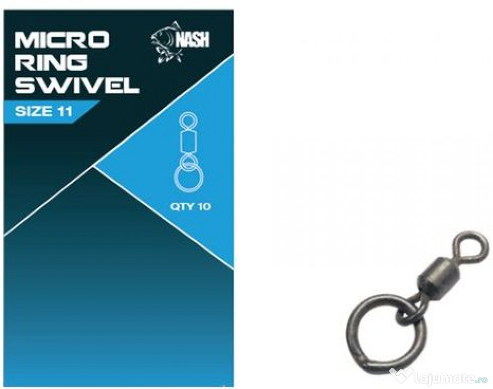 Vartej NASH Micro Ring Swivel, Size 11, 20buc/pac