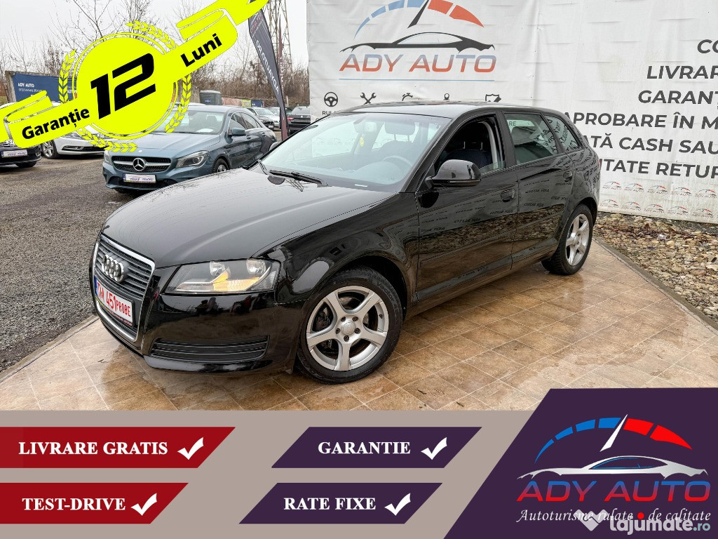 AUDI A3 . 1,4 Benzina . 125 Cp . Rate fixe .Garantie 12 luni .Buy back