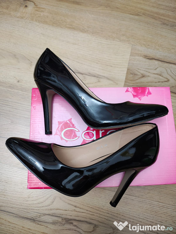 Pantofi stiletto negri