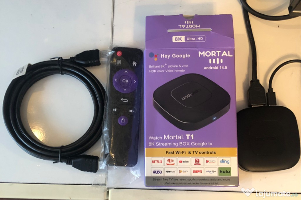 TV Box Android14 Mortal T1 Smart Home Theatre AllwinnerH313