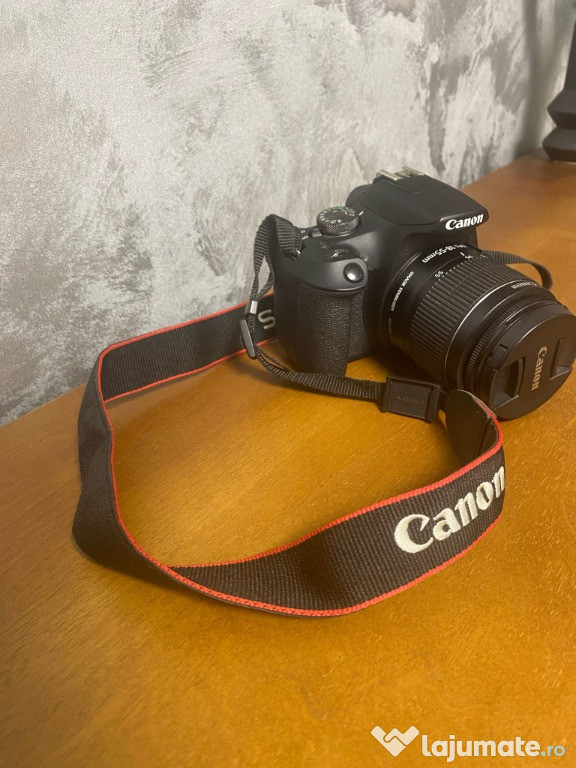 Aparat foto DSLR Canon EOS 2000D,24.1 MP, Negru + Obiectiv EF-S 18-55m