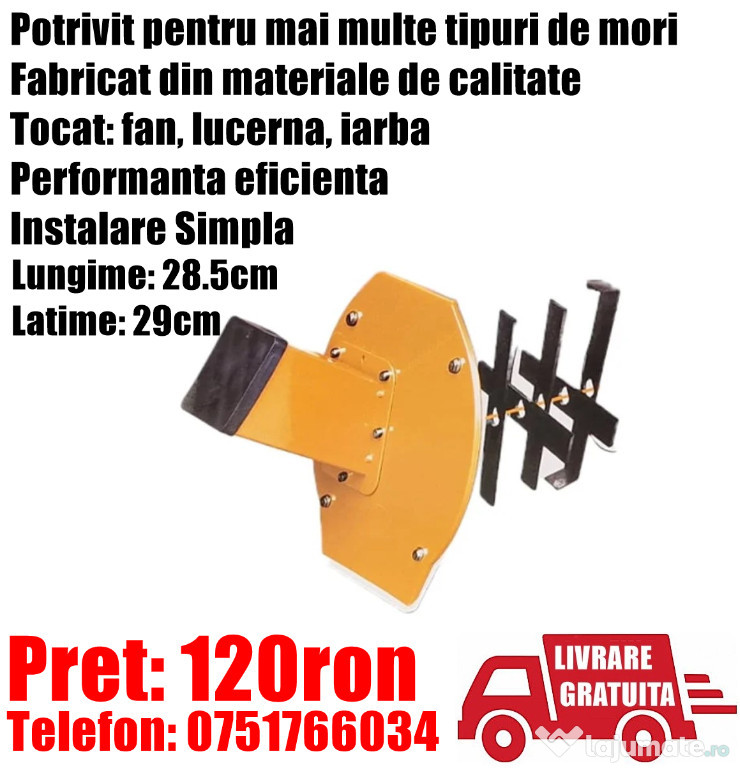 Cutite Adaptor pentru Moara Lucerna Paioase + LIVRARE GRATUITA