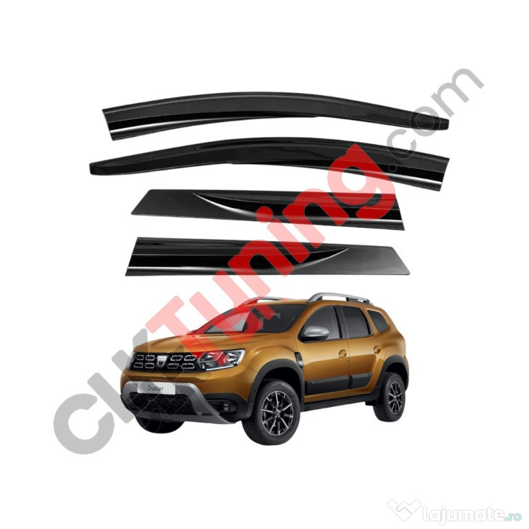 Paravanturi geamuri Dacia Duster 2 Cu Prindere Pe Exterior