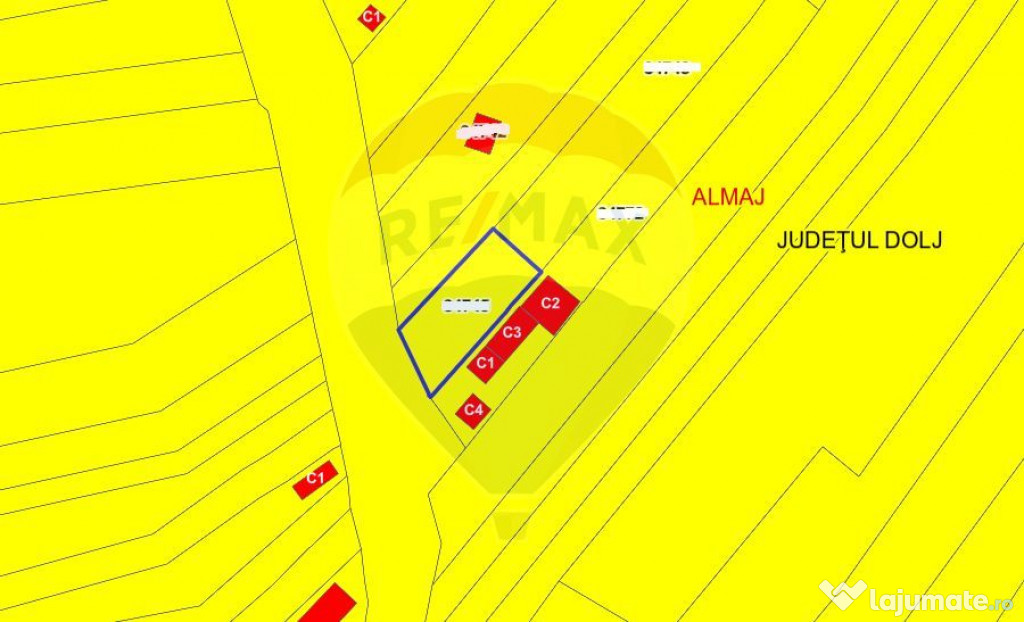 Teren Intravilan Almaj/Mosneni 1350mp