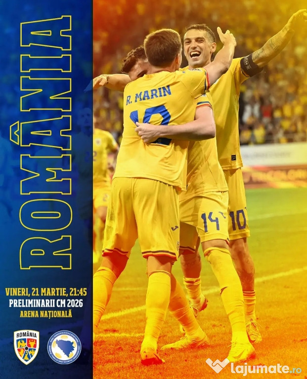 Bilete fotbal România-Bosnia