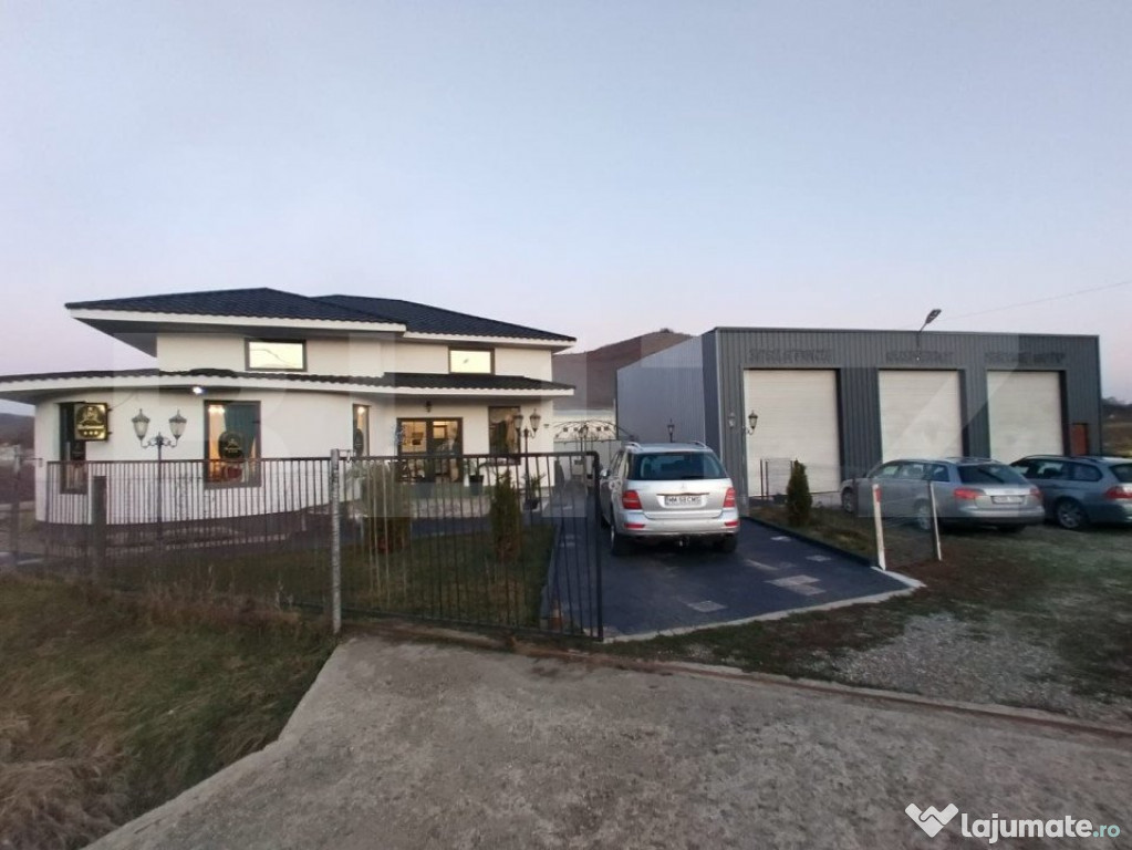 Casa de vanzare plus afacere la cheie la 25 de KM de Bistrit