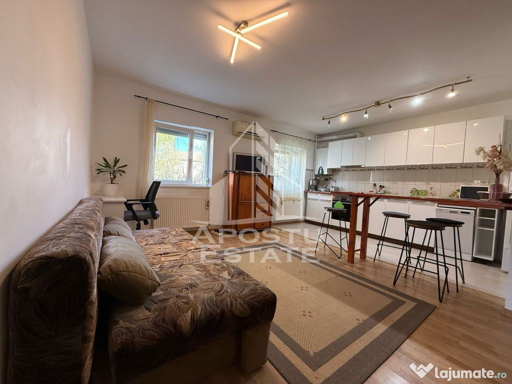 Apartament cu 2 camere, centrala proprie, zona Dumbravita