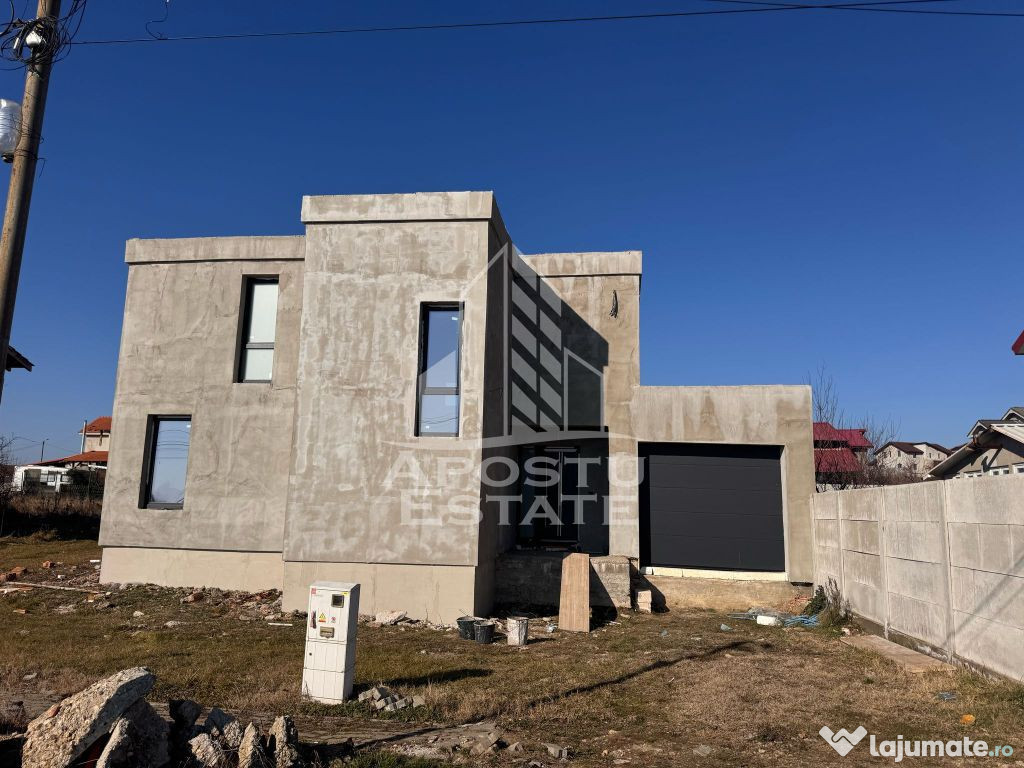 Casa individuala moderna,5 camere si garaj,Pischia