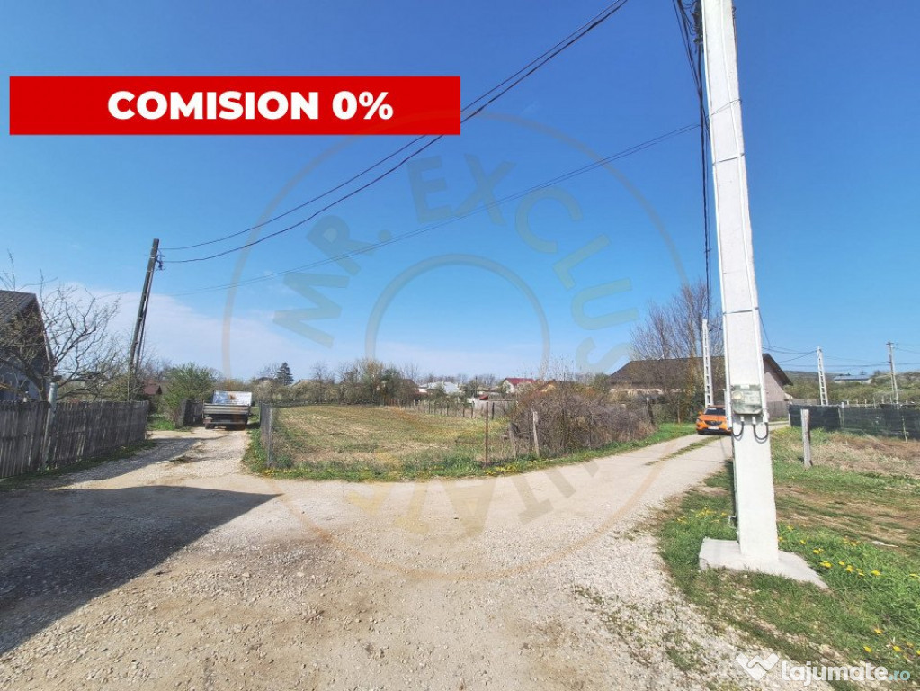 Teren 1453 mp în Călinești, la 15 km de Pitești, utilita