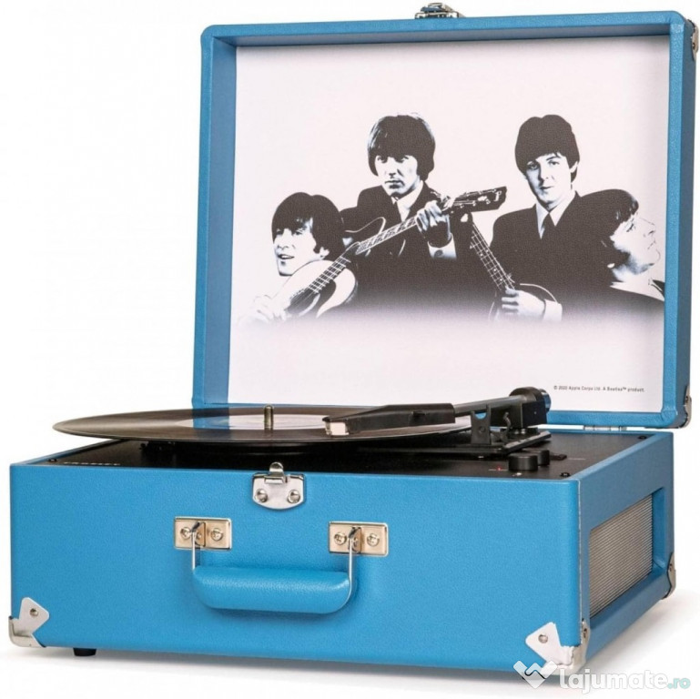 Pickup portabil + bluetooth, în stare perfecta - Crosley The Beatles