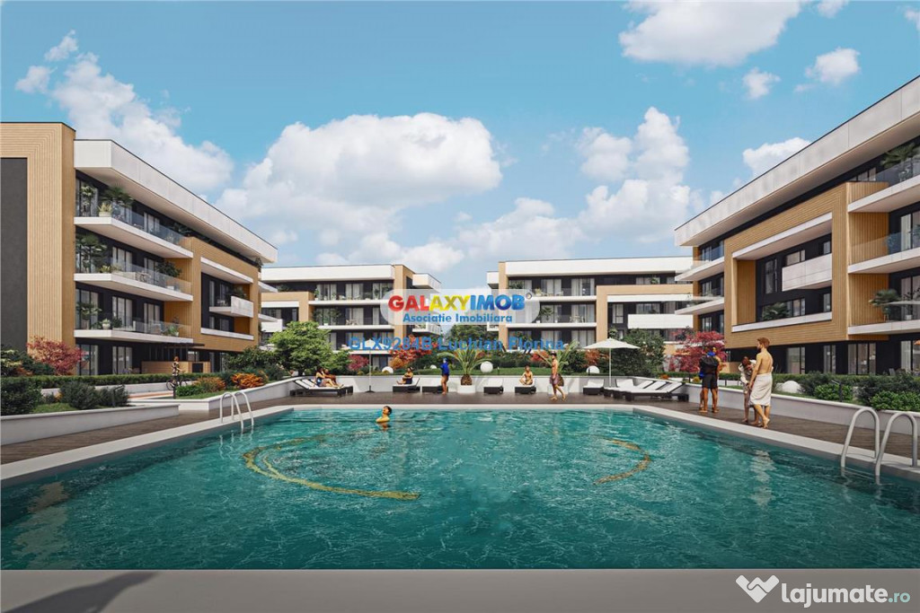 Apartament 3 camere, 2 bai, piscina I Astorium Garden