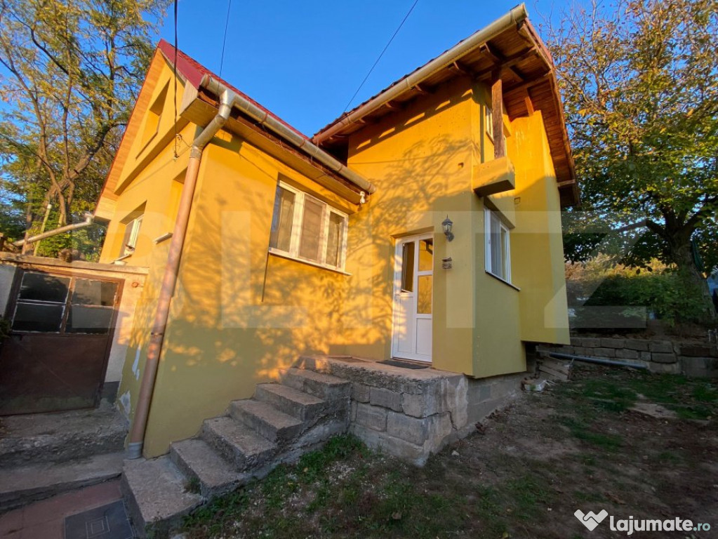 Casă individuală 3 camere, teren 1500 mp, sat Teleac comun