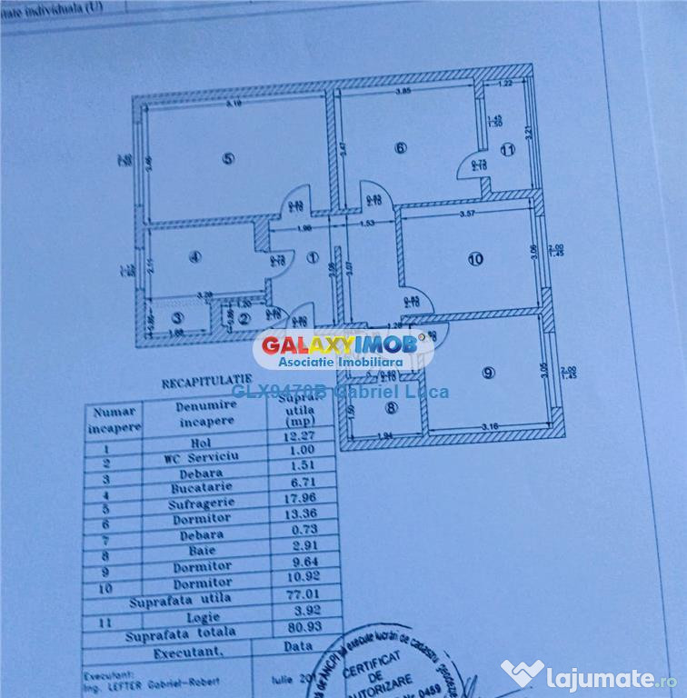 Apartament 4 camere 81mp | Decomandat | Parcare | Bd. Branco