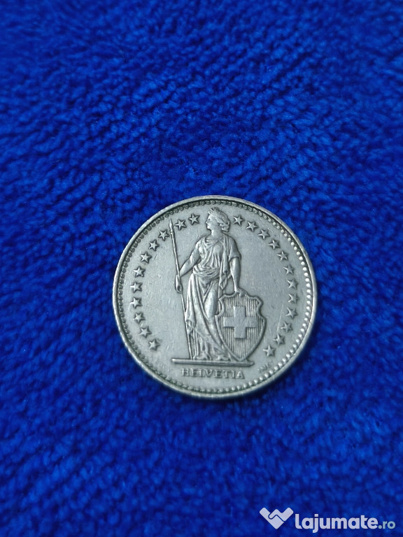 Moneda 1 Franc Elvețian 1988