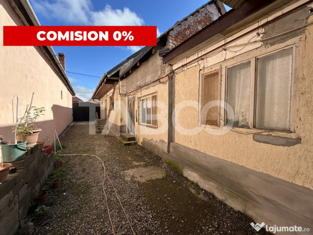 Casa de vanzare 5 camere 76 mpu 780 mp teren liber Comuna Ma