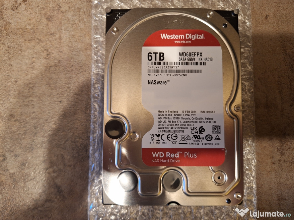 Hdd wd red plus 6tb