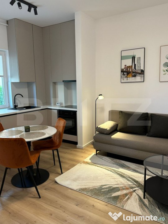 Apartament 2 camere, curte privata, prima inchiriere, 53 mp,