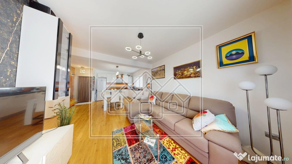 Ap mobilat modern, 55 mp utili, balcon mare, C. Arhitectilor