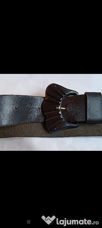 Curea piele naturală groasă lățime aproximativ 5cm