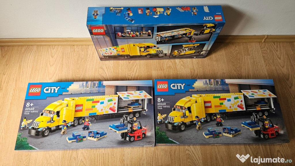 Lego city camion LEGO City - Camion de livrare galben