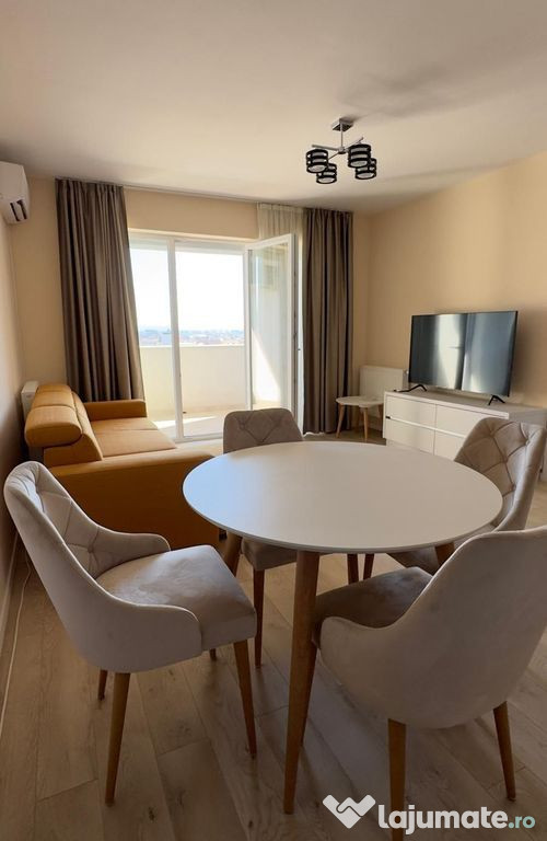 Inchiriez ap 2 camere, mobil utilat modern, loc parcare- ...