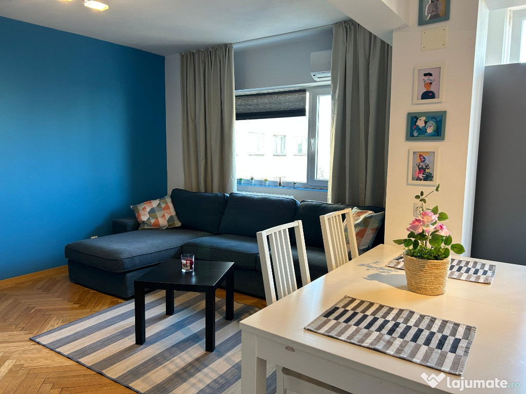 De Închiriat: Apartament 3 Camere, 62 mp, complet mobilat si utilat