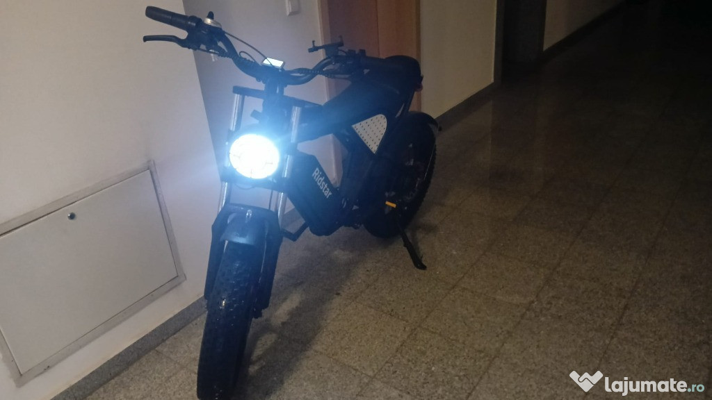 Bicicleta electrică Ridstar Q20 1000W (1500W nominal) cu modificări