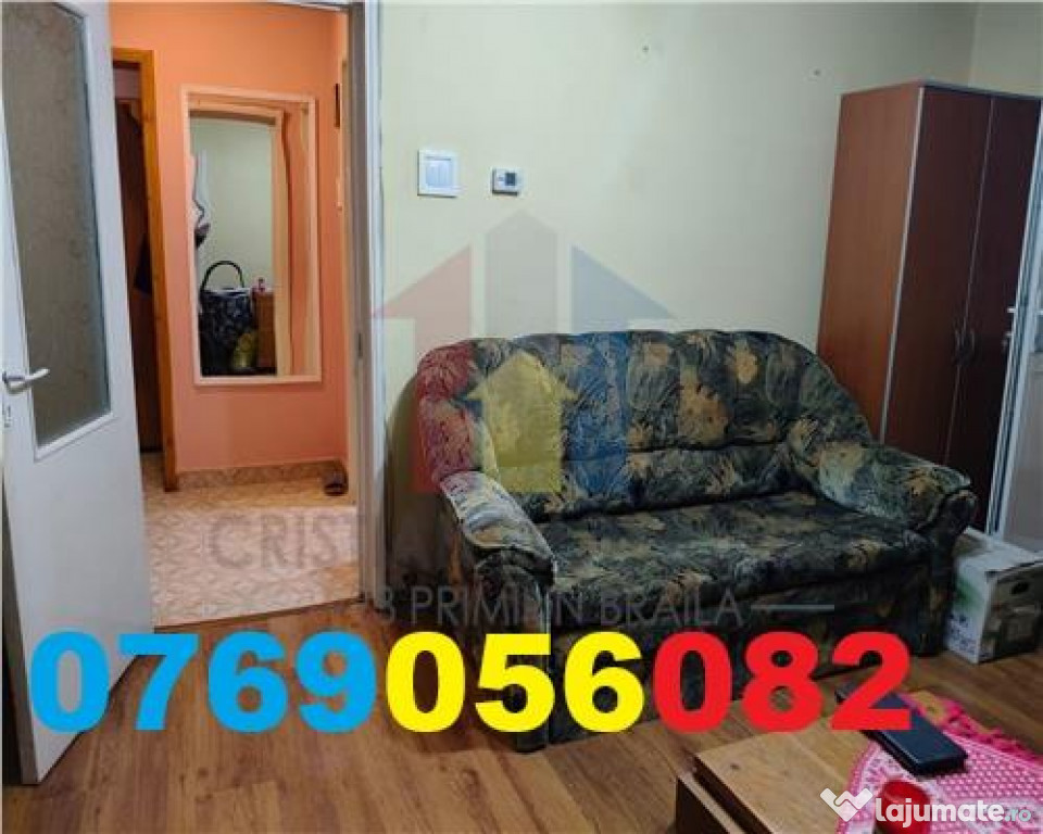 2 camere Viziru 1, parter cu balcon, Mobilat si Utilat