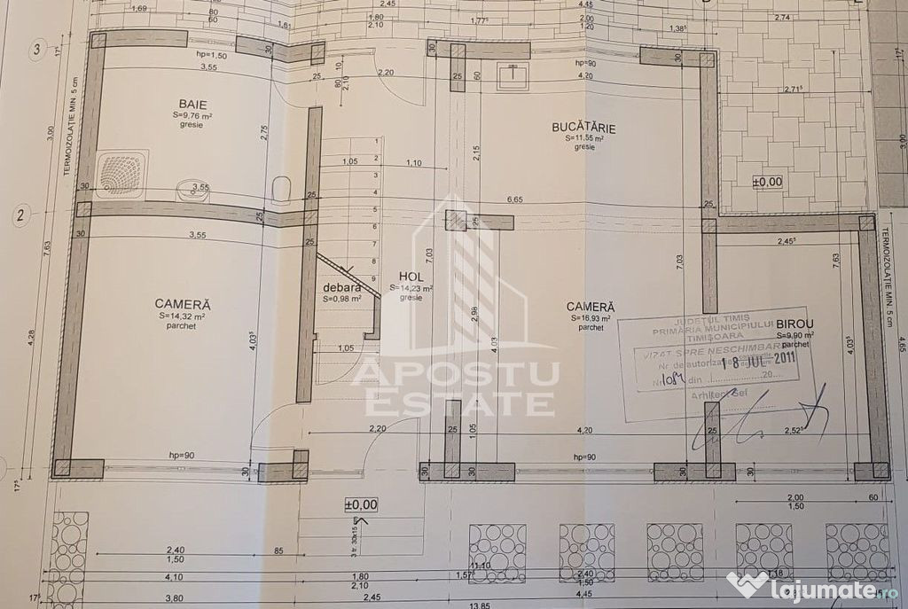 Casa individuala , 4 camere,2 bai, garaj, acces auto, 575...