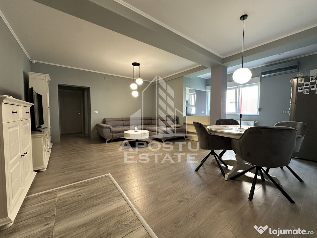 Apartament de Lux cu 3 camere si 2 bai mobilat si utilat ...