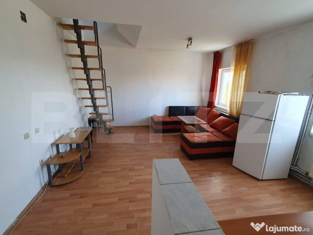 Mansardă 2 camere, 55 mp, zona Rahovei, Sibiu