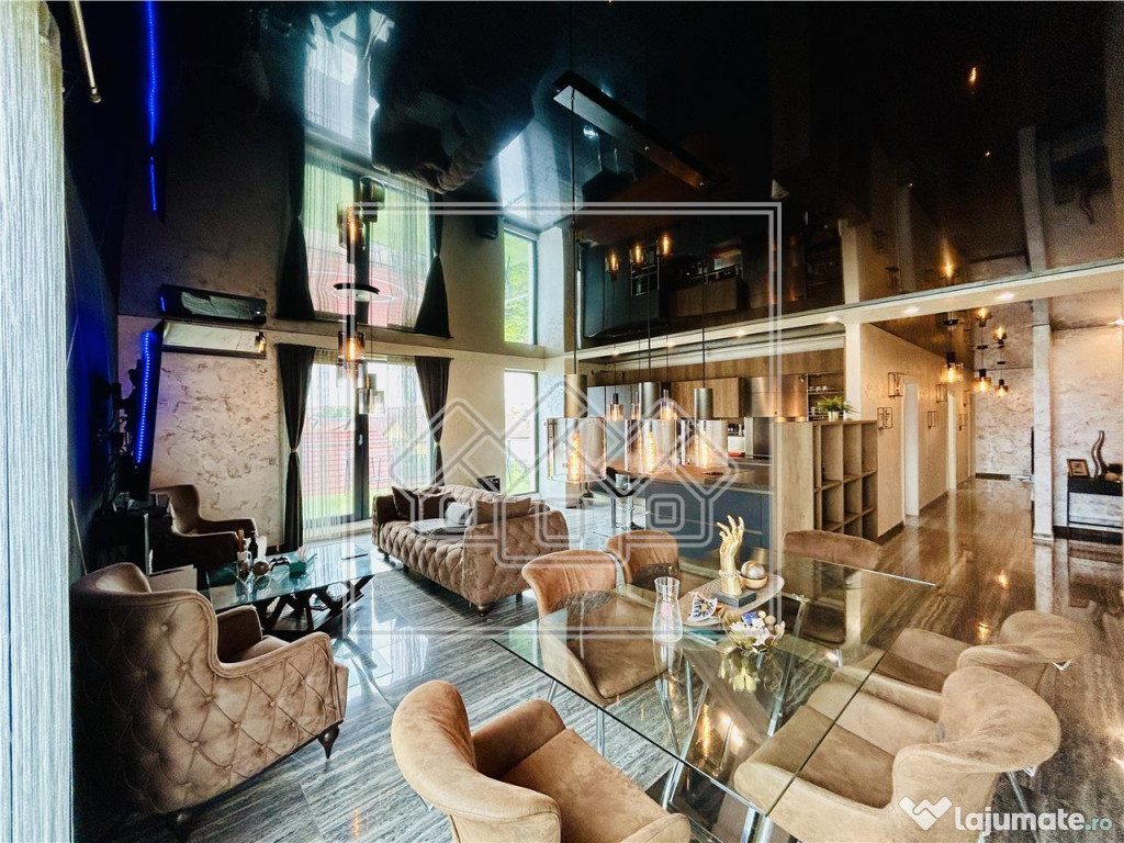 Penthouse 4 camere, 4 terase (60 mp), mobilat utilat moder